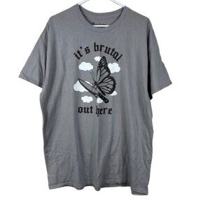 Spencer’s It’s Brutal Out Here Butterfly Graphic Olivia Rodrigo Sz XL Indie